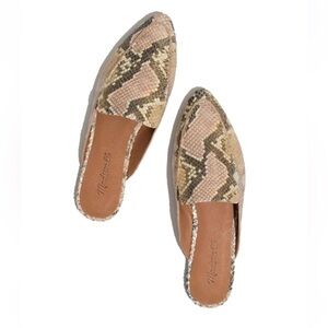 Madewell Snakeskin Mules